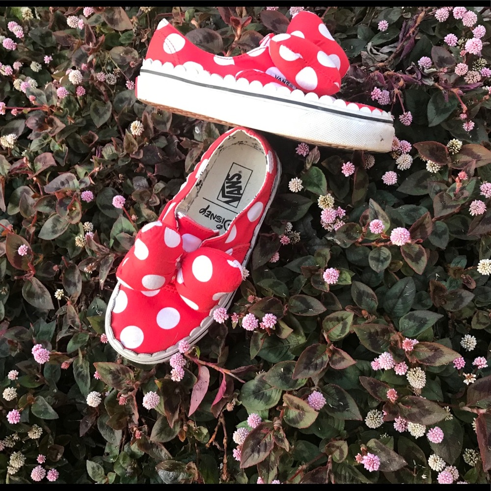 Disney x VANS minnie mouse bow print